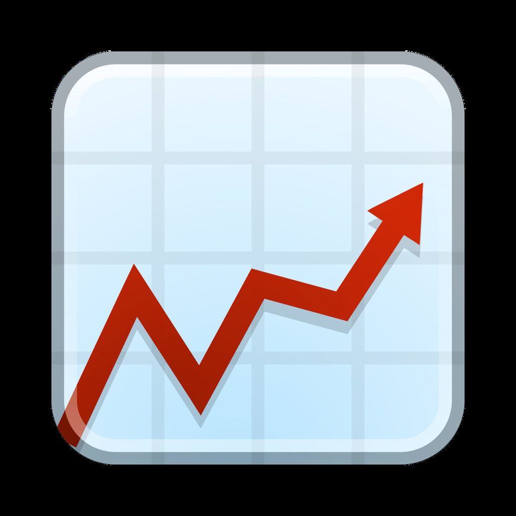 economy, icons, stock index