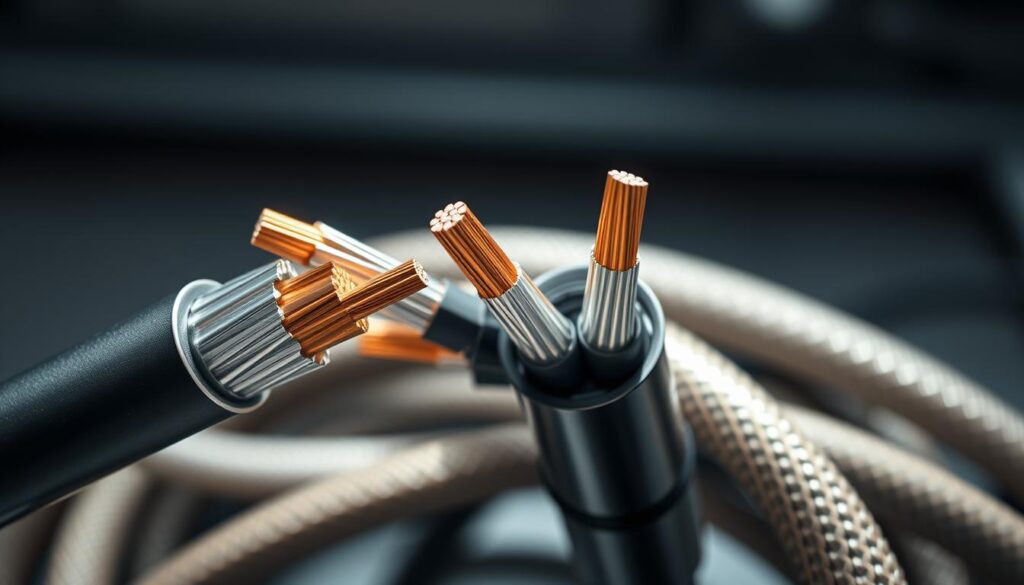 Hochwertige Kabel für Strominstallationen Moderne Elektroinstallationen benötigen zuverlässige Leitungen, die höchsten Sicherheitsanforderungen entsprechen. Qualität und Normkonformität stehen im Mittelpunkt, wenn Fachhandwerker und Privatpersonen elektrische Stromkabel kaufen möchten. Die richtige Auswahl entscheidet über Sicherheit und Effizienz der gesamten Anlage. Führende Hersteller wie Ruitian Cable und Haoguang produzieren umfassende Sortimente nach internationalen Standards. Diese Unternehmen bieten Leitungen mit UL-, CUL-, VDE- und CCC-Zertifizierungen an. Ihre Produkte umfassen feuerhemmende Varianten, Steuerkabel und abgeschirmte Computer-Leitungen. Professionelle Stromkabel kaufen bedeutet, auf bewährte Qualitätsprodukte zu setzen. Sie werden in Kraftwerken, Industrieanlagen und Schaltanlagen eingesetzt. Moderne Leitungen müssen verschiedenen Umgebungsbedingungen standhalten und gleichzeitig zuverlässige Energieübertragung gewährleisten. Arten von Stromkabeln für verschiedene Anwendungen Für jede elektrische Anwendung gibt es speziell entwickelte Kabeltypen mit optimalen Eigenschaften. Die richtige Auswahl hängt von Faktoren wie Strombelastung, Verlegeart und den jeweiligen Umgebungsbedingungen ab. Moderne Elektroinstallationen nutzen verschiedene Kabelarten, um höchste Sicherheit und Effizienz zu gewährleisten. Die Hauptkategorien umfassen Kabel für den Haushaltsbereich sowie spezialisierte Industriekabel. Jeder Typ erfüllt spezifische Anforderungen und Standards. Die Auswahl des passenden Kabels ist entscheidend für eine zuverlässige Stromversorgung. Elektrokabel für Haushalt und Wohnbereich Elektrokabel für Haushalt bilden das Rückgrat jeder Wohnrauminstallation. Diese Kabel müssen verschiedene Anforderungen erfüllen, von der dauerhaften Wandverlegung bis hin zur flexiblen Nutzung bei Haushaltsgeräten. PVC-Kabel eignen sich besonders für normale Beanspruchung in Küchen und Büros. NYM-Kabel stellen den Standard für Festinstallationen in Wohngebäuden dar. Diese robusten Kabel zeichnen sich durch ihre Langlebigkeit und Zuverlässigkeit aus. Sie eignen sich ideal für die dauerhafte Installation in Wänden und Decken. Die Mantelisolierung aus PVC bietet optimalen Schutz vor mechanischen Belastungen. NYM-Kabel werden hauptsächlich für Beleuchtung und Steckdosenkreise verwendet. Ihre standardisierte Bauweise erleichtert die Installation erheblich. Flexible Stromkabel für bewegliche Verbraucher Flexible Stromkabel bieten die nötige Beweglichkeit für Haushaltsgeräte und tragbare Elektrogeräte. Diese Kabel sind speziell für häufige Biegungen und Bewegungen konstruiert. Silikonkabel mit hoher Flexibilität eignen sich für verschiedene Anwendungen besonders gut. Die flexible Bauweise ermöglicht problemlose Handhabung ohne Kabelbruch. Diese Kabel finden Verwendung bei Verlängerungskabeln und Geräteanschlussleitungen. Ihre Widerstandsfähigkeit gegen mechanische Beanspruchung ist besonders wichtig. Industrielle Stromversorgungskabel Stromversorgungskabel für industrielle Anwendungen müssen höchsten Belastungen standhalten. Sie werden hauptsächlich zur Stromverteilung in Kraftwerken, Industrieanlagen und Schaltanlagen eingesetzt. Diese Kabel sind für extreme Bedingungen ausgelegt. Das örtliche Stromnetz nutzt ebenfalls spezialisierte Industriekabel. Die robuste Konstruktion gewährleistet zuverlässige Energieübertragung auch unter schwierigen Umgebungsbedingungen. Industriekabel müssen strengste Sicherheitsstandards erfüllen. Starkstromkabel für hohe Leistungen Starkstromkabel übertragen große Energiemengen sicher und effizient. Diese Kabel kommen in Kraftwerken und großen Industrieanlagen zum Einsatz. Ihre Isolierung ist für Hochspannungsanwendungen ausgelegt. Die Leiterquerschnitte sind entsprechend der hohen Strombelastung dimensioniert. Starkstromkabel verwenden spezielle Isoliermaterialien für maximale Sicherheit. Ihre Installation erfordert Fachkenntnisse und entsprechende Schutzmaßnahmen. Steuerungskabel und Elektroleitungen Elektroleitungen für Steuerungsanwendungen übertragen präzise Steuer- und Messsignale. Diese Kabel sind für störungsfreie Signalübertragung optimiert. Sie finden Verwendung in Automatisierungstechnik und Prozesssteuerung. Steuerungskabel verfügen oft über spezielle Abschirmungen gegen elektromagnetische Störungen. Die Adernanzahl variiert je nach Anwendung von wenigen bis zu mehreren hundert Adern. Ihre Zuverlässigkeit ist für moderne Industrieprozesse unverzichtbar. Qualitätsmerkmale hochwertiger Stromkabel Die Bewertung von Stromkabeln erfolgt anhand messbarer Kriterien für Material, Isolierung und Sicherheitsstandards. Diese Faktoren bestimmen die Leistungsfähigkeit und Langlebigkeit der elektrischen Installation. Professionelle Anwender sollten beim Stromleitung kaufen auf diese Qualitätsmerkmale achten. Materialqualität und Isolierung Die Materialauswahl bildet das Fundament für hochwertige Stromkabel. Moderne Produktionsverfahren ermöglichen präzise Kontrolle über Leitereigenschaften und Isolationsqualität. Beim Elektrokabel meterware Kauf entscheiden diese Faktoren über die spätere Betriebssicherheit. Kupferleiter vs. Aluminiumleiter Kupferleiter gelten als Goldstandard in der Elektroinstallation. Sie bieten eine Leitfähigkeit von 58 m/(Ω·mm²) und hervorragende Korrosionsbeständigkeit. Die mechanische Flexibilität macht sie ideal für bewegliche Anwendungen. Aluminiumleiter stellen eine wirtschaftliche Alternative dar. Mit einer Leitfähigkeit von 36 m/(Ω·mm²) benötigen sie größere Querschnitte für gleiche Stromstärken. Spezielle Verbindungstechniken verhindern Kontaktprobleme durch Oxidation. Leiterklasse 5 nach VDE-Standard definiert feindrähtige Konstruktionen. Diese blanken Kupferleiter bieten maximale Flexibilität bei gleichzeitig hoher Strombelastbarkeit. Hersteller wie Haoguang spezialisieren sich auf diese hochwertigen Ausführungen. EPR (Ethylen-Propylen-Kautschuk) zählt zu den modernsten Isolationsmaterialien. Es bietet Temperaturbeständigkeit bis 90°C im Dauerbetrieb und ausgezeichnete chemische Resistenz. Die Flexibilität bleibt auch bei niedrigen Temperaturen erhalten. PVC-Isolierung stellt den bewährten Standard dar. Sie ist kostengünstig und bietet gute elektrische Eigenschaften bis 70°C. Für Standardanwendungen im Hausbereich ist PVC völlig ausreichend. XLPE (vernetztes Polyethylen) kombiniert hohe Temperaturbeständigkeit mit geringen dielektrischen Verlusten. Diese Eigenschaften machen es ideal für Hochspannungsanwendungen und Industrieinstallationen. IsolationsmaterialTemperaturbereichAnwendungsgebietBesondere EigenschaftenEPR-40°C bis +90°CIndustrieanlagenHohe Flexibilität, chemisch beständigPVC-15°C bis +70°CHausinstallationKostengünstig, bewährtXLPE-40°C bis +90°CHochspannungGeringe Verluste, langlebigSilikon-60°C bis +180°CExtreme BedingungenHöchste Temperaturbeständigkeit Sicherheitsstandards und Zertifizierungen Zertifizierte Stromkabel durchlaufen umfangreiche Prüfverfahren. Diese Standards gewährleisten einheitliche Qualität und Sicherheit in der Anwendung. Beim Stromleitung kaufen sollten nur zertifizierte Produkte gewählt werden. VDE-Prüfzeichen und CE-Kennzeichnung Das VDE-Prüfzeichen bestätigt die Einhaltung deutscher Sicherheitsnormen. Der Verband der Elektrotechnik führt strenge Tests zu elektrischen und mechanischen Eigenschaften durch. Diese Zertifizierung gilt als Qualitätsgarantie für professionelle Anwendungen. Die CE-Kennzeichnung ist für den europäischen Markt verpflichtend. Sie bestätigt die Konformität mit EU-Richtlinien für elektromagnetische Verträglichkeit und Niederspannung. Hersteller erklären damit die Einhaltung aller relevanten Normen. Internationale Standards wie UL und CUL erweitern die Einsatzmöglichkeiten. Diese Zertifizierungen ermöglichen den Export in nordamerikanische Märkte. Spezialisierte Hersteller bieten Kabel mit mehrfachen Zulassungen an. Brandschutzklassen und Umweltverträglichkeit Brandschutzklassen definieren das Verhalten von Kabeln im Brandfall. Klasse Eca steht für begrenzte Flammenausbreitung bei Einzelkabeln. Höhere Klassen wie B2ca bieten zusätzlichen Schutz gegen Rauchentwicklung und brennende Tropfen. Halogenfreie Kabel reduzieren toxische Gase bei Bränden. Diese LSZH-Ausführungen (Low Smoke Zero Halogen) sind in öffentlichen Gebäuden oft vorgeschrieben. Sie tragen zur Personensicherheit bei Evakuierungen bei. Umweltverträglichkeit gewinnt zunehmend an Bedeutung. Recycelbare Materialien und energieeffiziente Produktion stehen im Fokus. Beim Elektrokabel meterware Kauf sollten auch ökologische Aspekte berücksichtigt werden. RoHS-Konformität schließt gefährliche Substanzen aus. Blei, Quecksilber und andere Schwermetalle sind in modernen Kabeln nicht mehr enthalten. Diese Regelung schützt Umwelt und Gesundheit während der gesamten Produktlebensdauer. Führende Hersteller von Elektrokabeln Renommierte Hersteller von Elektrokabeln setzen durch Innovation und Qualitätsstandards wichtige Maßstäbe in der Branche. Die Auswahl des richtigen Produzenten beeinflusst maßgeblich die Sicherheit und Langlebigkeit elektrischer Installationen. Etablierte Unternehmen investieren kontinuierlich in Forschung und Entwicklung. Der globale Markt bietet verschiedene Hersteller mit unterschiedlichen Spezialisierungen. Jeder Anbieter hat seine eigenen Stärken und Fokusgebiete entwickelt. Die Qualitätsunterschiede zwischen den Herstellern können erheblich sein. Lapp Kabel - Deutsche Qualität und Innovation Lapp Kabel gilt als Pionier der deutschen Kabelindustrie und steht seit über 60 Jahren für höchste Qualitätsstandards. Das Unternehmen entwickelt innovative Verbindungslösungen für Automatisierung und Robotik. Die Produktpalette umfasst über 40.000 verschiedene Kabel und Leitungen. Deutsche Ingenieurskunst prägt die Entwicklungsphilosophie von Lapp. Besonders in der Industrie 4.0 setzt das Unternehmen neue Maßstäbe. Ihre Kabel erfüllen höchste Anforderungen an Flexibilität und Langlebigkeit. Helukabel - Spezialist für Verbindungstechnik Helukabel hat sich als führender Spezialist für anspruchsvolle Verbindungstechnik etabliert. Das Unternehmen bietet maßgeschneiderte Lösungen für verschiedene Industriezweige. Besonders in der Medizintechnik und Robotik ist Helukabel sehr gefragt. Die Produktentwicklung erfolgt in enger Zusammenarbeit mit Kunden. Helukabel fertigt sowohl Standardkabel als auch kundenspezifische Sonderlösungen. Qualität und Zuverlässigkeit stehen dabei im Mittelpunkt. Prysmian Group - Weltweite Marktführerschaft Die Prysmian Group führt als weltgrößter Kabelhersteller den internationalen Markt an. Das italienische Unternehmen produziert Kabel für Energie- und Telekommunikationsanwendungen. Mit über 140 Produktionsstandorten weltweit ist Prysmian global präsent. Innovation und Nachhaltigkeit prägen die Unternehmensstrategie. Prysmian investiert stark in umweltfreundliche Produktionstechnologien. Auch Ruitian Cable aus China gewinnt zunehmend an Bedeutung und wurde 2008 gegründet. Das Unternehmen beschäftigt über 200 Mitarbeiter auf 70.000 Quadratmetern Produktionsfläche. HerstellerGründungsjahrSpezialisierungMarktpositionLapp Kabel1959IndustrieautomationDeutsche MarktführungHelukabel1978VerbindungstechnikEuropäischer SpezialistPrysmian Group2011Energie & TelekomWeltmarktführerRuitian Cable2008IndustriekabelTop-10 China Bei der Suche nach Stromkabel günstig sollten Käufer die Herstellerqualität berücksichtigen. Ein seriöser Kabelshop bietet Produkte verschiedener renommierter Hersteller an. Die richtige Balance zwischen Preis und Qualität ist entscheidend für langfristige Zufriedenheit. Elektrische Stromkabel kaufen - Kaufberatung und Bezugsquellen Professionelle Elektroinstallationen beginnen mit der kompetenten Auswahl geeigneter Stromkabel für den jeweiligen Anwendungsbereich. Die richtige Kaufentscheidung erfordert fundierte Kenntnisse über technische Spezifikationen und eine sorgfältige Bewertung der verfügbaren Bezugsquellen. Wichtige Auswahlkriterien beim Kabelkauf Die Auswahl des passenden Elektrokabels hängt von verschiedenen technischen und umgebungsbedingten Faktoren ab. Eine systematische Bewertung dieser Kriterien gewährleistet eine sichere und effiziente Installation. Querschnitt und Strombelastbarkeit Der Kabelquerschnitt bestimmt die maximale Strombelastbarkeit und muss exakt auf die geplante Anwendung abgestimmt werden. Zu geringe Querschnitte führen zu Überhitzung und Sicherheitsrisiken. Die Berechnung erfolgt nach der Formel: Querschnitt = Strom × Länge ÷ (Leitfähigkeit × zulässiger Spannungsfall). Haushaltsanwendungen benötigen typischerweise 1,5 mm² für Beleuchtung und 2,5 mm² für Steckdosen. "Die richtige Dimensionierung des Kabelquerschnitts ist entscheidend für die Betriebssicherheit und Energieeffizienz elektrischer Anlagen." Verlegeart und Umgebungsbedingungen Die Installationsumgebung bestimmt die erforderlichen Kabeleigenschaften. Feuchträume erfordern wasserdichte Isolierungen, während Außenanwendungen UV-beständige Materialien benötigen. Mechanische Belastungen durch Zugkräfte oder Vibrationen erfordern verstärkte Kabelkonstruktionen. Temperaturbeständigkeit spielt bei Heizungsanlagen oder industriellen Prozessen eine wichtige Rolle. Elektrokabel online bestellen vs. Fachhandel Beide Bezugsquellen bieten spezifische Vorteile für unterschiedliche Kundenanforderungen. Die Wahl hängt von Projektgröße, Zeitrahmen und Beratungsbedarf ab. Vorteile von Online-Kabelshops Elektrokabel online bestellen ermöglicht einen direkten Preisvergleich zwischen verschiedenen Anbietern. Kundenbewertungen bieten wertvolle Einblicke in die Produktqualität. Amazon zeigt beispielsweise Silikonkabel mit einer Bewertung von 4,7 von 5 Sternen bei über 1.140 Kundenbewertungen. Der Bestseller-Rang Nr. 5.241 im Baumarkt und Nr. 44 bei elektrischen Leitungen bestätigt die Beliebtheit. Online-Shops bieten umfangreichere Sortimente und detaillierte technische Datenblätter. Die 24/7-Verfügbarkeit ermöglicht flexible Bestellzeiten ohne Ladenöffnungszeiten. Elektrokabel meterware und Mengenrabatte Meterware-Verkauf bietet maximale Flexibilität bei der Mengenplanung. Kunden zahlen nur für die tatsächlich benötigte Kabellänge ohne Verschnitt. Mengenrabatte reduzieren die Kosten bei größeren Projekten erheblich. Staffelpreise beginnen oft ab 100 Metern und können bis zu 30% Ersparnis bieten. MengeStandardpreisMengenrabattErsparnis1-99 Meter€2,50/m0%€0100-499 Meter€2,25/m10%€0,25/m500+ Meter€1,75/m30%€0,75/m Stromkabel günstig kaufen - Preis-Leistungs-Tipps Kostenoptimierung beim Kabelkauf erfordert eine strategische Herangehensweise. Professionelle Elektroinstallateure nutzen bewährte Methoden zur Kostensenkung ohne Qualitätsverluste. Preisvergleiche zwischen verschiedenen Anbietern können erhebliche Unterschiede aufzeigen. Versandkosten müssen in die Gesamtkalkulation einbezogen werden, da sie den Endpreis erheblich beeinflussen können. Saisonale Angebote und Restposten bieten Sparpotenzial bei Standardkabeln. Jahresverträge mit Großhändlern sichern konstante Preise für gewerbliche Kunden. Vergleich von mindestens drei Anbietern Berücksichtigung von Versandkosten Nutzung von Mengenrabatten Prüfung saisonaler Angebote Bewertung der Lieferzeiten Fazit Die richtige Auswahl von Stromkabeln bildet das Fundament jeder sicheren Elektroinstallation. Qualitätsmerkmale wie hochwertige Isolierung und entsprechende Zertifizierungen entscheiden über die Langlebigkeit und Betriebssicherheit elektrischer Anlagen. Renommierte Hersteller wie Lapp Kabel, Helukabel und Prysmian Group bieten bewährte Lösungen für unterschiedlichste Anwendungsbereiche. Von Haushaltskabeln bis hin zu industriellen Stromversorgungsleitungen decken moderne Elektrokabel alle technischen Anforderungen ab. Beim Kabelkauf spielen sowohl technische Spezifikationen als auch wirtschaftliche Überlegungen eine wichtige Rolle. Die Entscheidung zwischen Fachhandel und Online-Bestellung richtet sich nach den individuellen Projektanforderungen und dem benötigten Beratungsumfang. Hochwertige Stromkabel stellen eine nachhaltige Investition dar, die sich durch minimale Wartungskosten und zuverlässigen Betrieb über Jahre hinweg bezahlt macht. Die anfänglichen Mehrkosten für Qualitätskabel amortisieren sich durch ihre Langlebigkeit und den störungsfreien Einsatz in elektrischen Installationen. FAQ Welche Arten von Stromkabeln gibt es für den Haushaltsbereich? Für den Haushaltsbereich stehen verschiedene Elektrokabel zur Verfügung. NYM-Kabel eignen sich ideal für Festinstallationen in Wänden und Decken aufgrund ihrer robusten Bauweise und Langlebigkeit. Flexible Stromkabel sind hingegen für bewegliche Verbraucher wie Haushaltsgeräte und tragbare Elektrogeräte konzipiert. Die Auswahl hängt von der geplanten Anwendung und den Verlegebedingungen ab. Wo kann ich hochwertige Elektrokabel online bestellen? Elektrokabel online bestellen bietet viele Vorteile wie direkten Preisvergleich und Zugang zu Kundenbewertungen. Professionelle Kabelshops bieten oft umfangreichere Sortimente und bessere Verfügbarkeit als der lokale Fachhandel. Bei der Online-Bestellung von Elektrokabel meterware profitieren Sie von flexiblen Mengen und attraktiven Mengenrabatten für größere Projekte. Welche Qualitätsmerkmale sollte ich beim Kauf von Stromkabeln beachten? Beim Kauf von Stromkabeln sind mehrere Qualitätsmerkmale entscheidend: Kupferleiter bieten ausgezeichnete Leitfähigkeit und Korrosionsbeständigkeit, während moderne Isolierungsmaterialien wie EPR und PVC unterschiedliche Eigenschaften bezüglich Temperaturbeständigkeit aufweisen. Sicherheitsstandards wie das VDE-Prüfzeichen und CE-Kennzeichnung garantieren die Einhaltung europäischer Normen. Welche Hersteller bieten besonders hochwertige Stromversorgungskabel? Führende Hersteller wie Lapp Kabel stehen für deutsche Qualität und Innovation, während Helukabel als Spezialist für Verbindungstechnik maßgeschneiderte Lösungen anbietet. Die Prysmian Group gilt als weltweiter Marktführer in der Kabel- und Systemtechnologie. Auch internationale Anbieter wie Ruitian Cable und Haoguang bieten Stromkabel mit Zertifizierungen nach UL, CUL, VDE und CCC Standards. Wie finde ich günstige Stromkabel ohne Qualitätsverlust? Um Stromkabel günstig zu kaufen, sollten Sie verschiedene Anbieter vergleichen und dabei nicht nur auf den Preis achten, sondern auch Herstellerreputation und Produktqualität berücksichtigen. Nutzen Sie Mengenrabatte bei größeren Projekten und berücksichtigen Sie Versandkosten beim Preisvergleich. Ein seriöser Kabelshop bietet Produkte verschiedener renommierter Hersteller. Welche Stromkabel eignen sich für industrielle Anwendungen? Für industrielle Anwendungen kommen spezialisierte Stromversorgungskabel zum Einsatz, die höheren Belastungen standhalten müssen. Starkstromkabel für hohe Leistungen werden in Kraftwerken und Industrieanlagen verwendet, während Steuerungskabel und Elektroleitungen für die präzise Übertragung von Steuer- und Messsignalen entwickelt wurden. Die Auswahl hängt von Strombelastung, Verlegeart und Umgebungsbedingungen ab. Was ist der Unterschied zwischen Kupfer- und Aluminiumleitern bei Stromkabeln? Kupferleiter gelten als Standard für hochwertige Stromkabel, da sie eine ausgezeichnete Leitfähigkeit und Korrosionsbeständigkeit bieten. Aluminiumleiter stellen eine kostengünstigere Alternative dar, erfordern jedoch spezielle Verbindungstechniken. Die Wahl zwischen beiden Materialien hängt von den spezifischen Anforderungen und dem Budget ab. Welche Zertifizierungen sind bei Elektroleitungen wichtig? Wichtige Zertifizierungen für Elektroleitungen umfassen internationale Standards wie UL, CUL, VDE und CCC. Das VDE-Prüfzeichen und die CE-Kennzeichnung garantieren die Einhaltung europäischer Sicherheitsnormen. Brandschutzklassen definieren das Verhalten der Kabel im Brandfall, während Umweltverträglichkeit zunehmend an Bedeutung gewinnt. Wie bestimme ich den richtigen Querschnitt für meine Stromleitung? Hochwertige Kabel für Strominstallationen